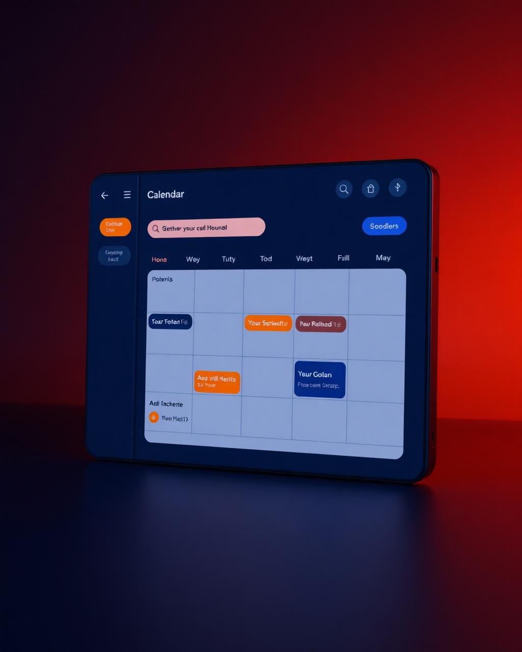 Calendar booking app