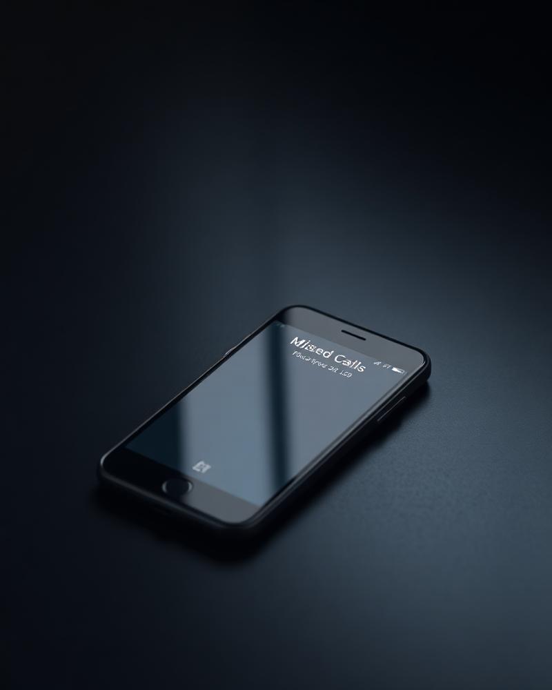 Missed call on phone